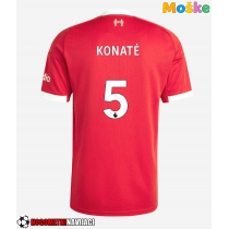 Moške Nogometnih dresov Liverpool Ibrahima Konate #5 Domači 2025-26 Kratki rokavi